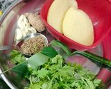 A picture of step 2 of Healthy Heart-Shaped Soya Tikki High-Protein Starter.