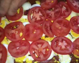 Foto del paso 7 de la receta: Huevos (duros) con tomate (pera) gratinados. ¡Pedazo cena!