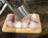 Foto del paso 4 de la receta: Rape a la plancha con judías verdes con patata, chalotas y tomate cherry