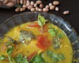 A picture of step 6 of Dal Dhokli.