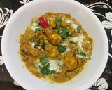 A picture of step 5 of Paneer Changezi.