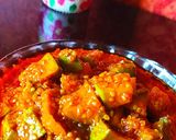 A picture of step 3 of Mango pickle.