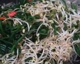 Sayur pakis mix kecambah langkah memasak 3 foto