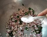 A picture of step 14 of Chettinad chicken fry.