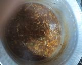 A picture of step 2 of Hot and Sour Chicken Soup with Chicken fried rice.