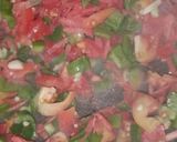 A picture of step 3 of Veg poha.