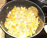 A picture of step 3 of Chicken and veggies stir fry.