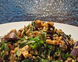 Hình bước làm 4 của món Cà tím xào tempeh (món chay)