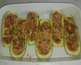 Foto del paso 4 de la receta: Calabacitas rellenas de quinoa y pollo