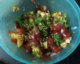 A picture of step 2 of Canapes Chaat.