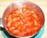 A picture of step 2 of Ripe Banana Ice Cream over Pancakes with Strawberry Sauce.