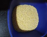 A picture of step 1 of Moong Dal Fritters.