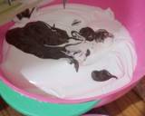 Bolu Kukus Mekar (pakai air, kunci biru) langkah memasak 4 foto