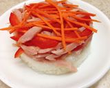 Hình bước làm 3 của món Rice burger & rice balls