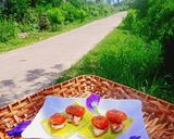 Hình bước làm 3 của món Sandwich eatclean baby