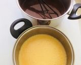 Foto del paso 1 de la receta: Flan de galletas húmedas