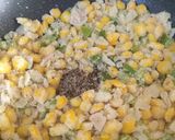 A picture of step 7 of Corn Tikki.