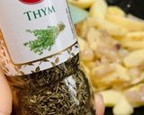 Hình bước làm 3 của món Dồi Huyết Nướng Táo & Cỏ Xạ Hương (Thyme)