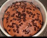 A picture of step 7 of Eggless Chocolate cake.
