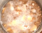 A picture of step 2 of Beans and yam porridge.