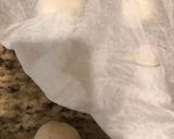A picture of step 3 of Pretzel buns.
