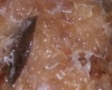A picture of step 3 of Kashmiri pulao.