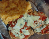 Foto del paso 9 de la receta: Milanesas de matambritos de cerdo a la napolitana, con puré de zapallo y papa 🤤✨