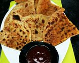 A picture of step 11 of Aloo pudina ke cheese parathe.