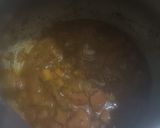 A picture of step 3 of Aloo tamatar.