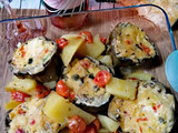 Carciofi ripieni in padella senza carne