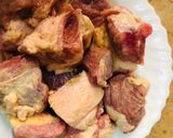 A picture of step 1 of Chaney ki daal gosht.
