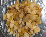Foto del paso 2 de la receta: Mermelada de kiwi amarillo (gold) y manzana sin azúcar en el microondas