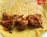 A picture of step 6 of Tasty Sweet & Spicy stuffed dosa using same batter.