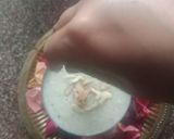 A picture of step 5 of Coconut Rose Phirni.