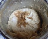 A picture of step 5 of Bhetki Hummus Shell Puff.