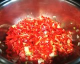 Foto del paso 8 de la receta Guiso de patata y guisante con chorizo y bacon ahumado