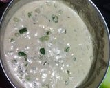 A picture of step 3 of Kaju Curry.