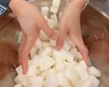 A picture of step 1 of Homemade Radish Kimchi.