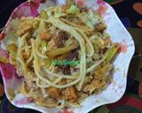 A picture of step 12 of Singaporean Rice.