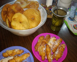 Foto del paso 5 de la receta: Torta fritas y churretes de membrillo/ batata