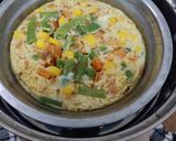 Foto langkah ke 3 dari resep Telur Kukus Sayuran.