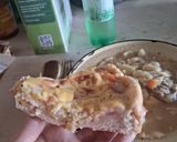 Foto del paso 15 de la receta: Tarta de cebollas y queso con panceta
