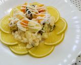 A picture of step 5 of (Low-Calorie Version) Pumpkin Apple Potato Salad [Rice Cooker Recipe].