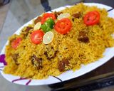 A picture of step 8 of Beef Pulao.