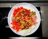A picture of step 1 of معكرونة بالمقلاة.