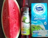 Foto langkah ke 1 dari resep Es semangka susu.