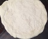 A picture of step 2 of Meatball cheese pizza.