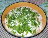 A picture of step 10 of Ginger Dahi Bara.