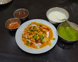 A picture of step 7 of White Matar Papdi Chaat.