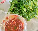 Foto langkah ke 4 dari resep Rujak kangkung.